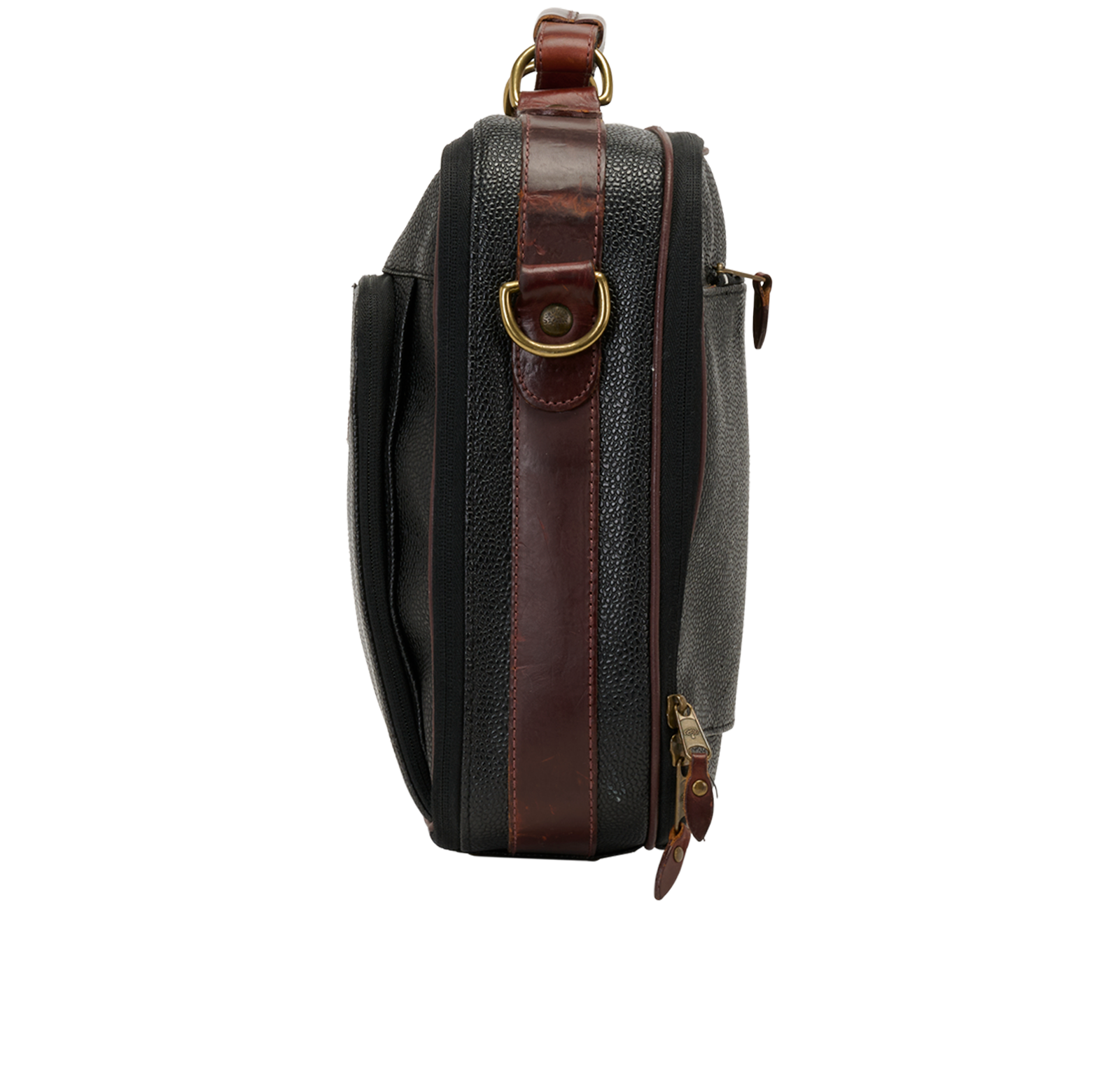 Vintage Briefcase, &pound;150, Handbags, Black, Canvas, Bottom view